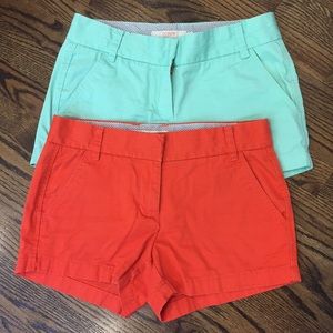 ❤️SOLD ❤️jCrew 3” Chino Shorts Lot of 2